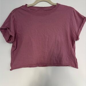 We The Free Dusty Rose Crop Top